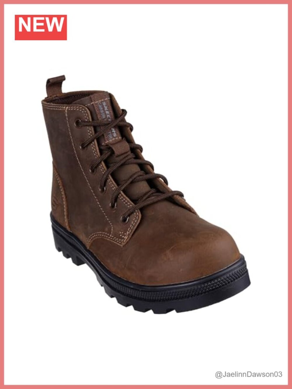 Women's Skechers D'Lux Journey Nixxy Work Boot Safety Toe Slip Resistant Lace